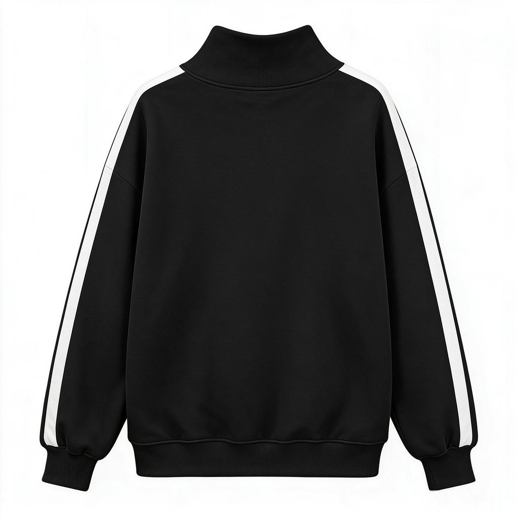 Women's Casual Relaxed Fit Long Sleeve Mock Neck Hoodie