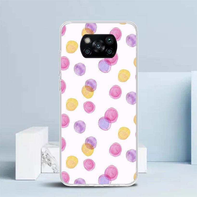 Punkte Muster Kunst Handyhülle Für Xiaomi Poco F7 Ultra X5 X6 X7 Pro M7 Redmi 15C 15 13C 13 12C 12 10C 10 10A 9 9C 9A 9T Hülle Poco X
