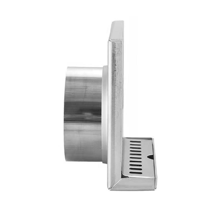 

Anti-wear L Shape Stainless Steel Bathroom Tile Insert Floor Drainer Square