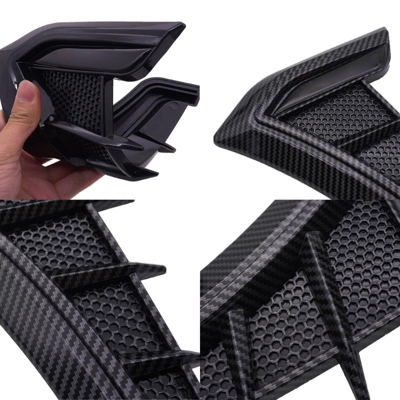 Car Side Air Flows Vents Wing Spoilers Stick Cover Trim Decorations