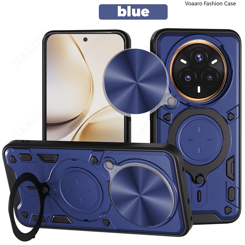 Rotate Slide Lens Camera Armor Funda for OPPO Realme 14 Pro Plus 13 P3 Pro 5G Global Case Magnetic Ring Kickstand Holder Cover