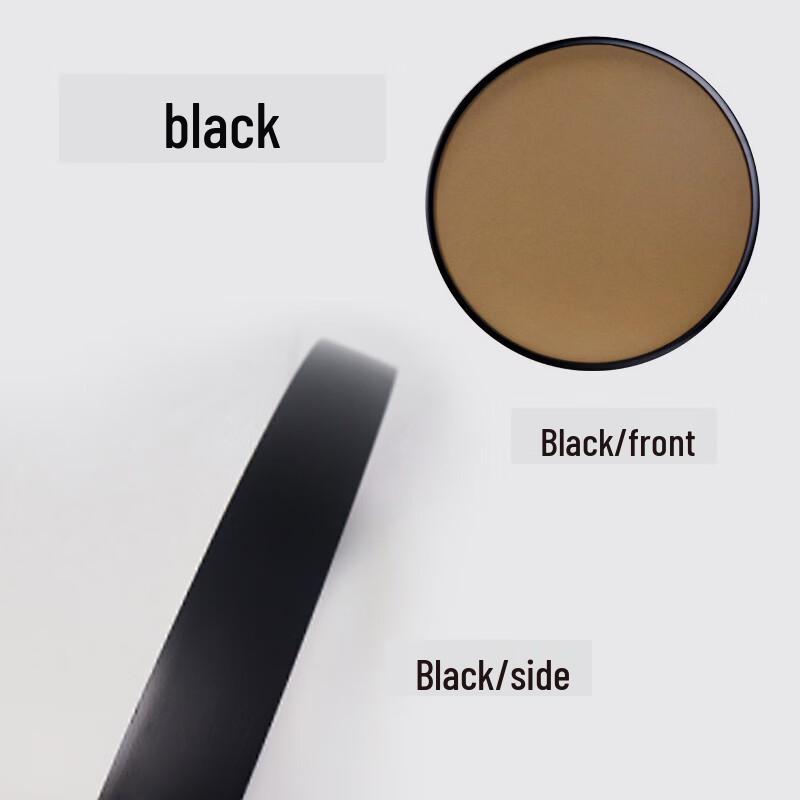 Handun Black Round Pine Wood Picture Frame