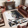 Juventus Personalized Text Area Rug Design for Foyer Balcony Dormitory Decorate room Antislip Carpet Office home decor Wedding Party Gift