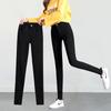 Hohe Taillen Dicke Schwarze Plus Size Leggings für Damen - Schlankmachende Skinny Hosen für Herbst/Winter