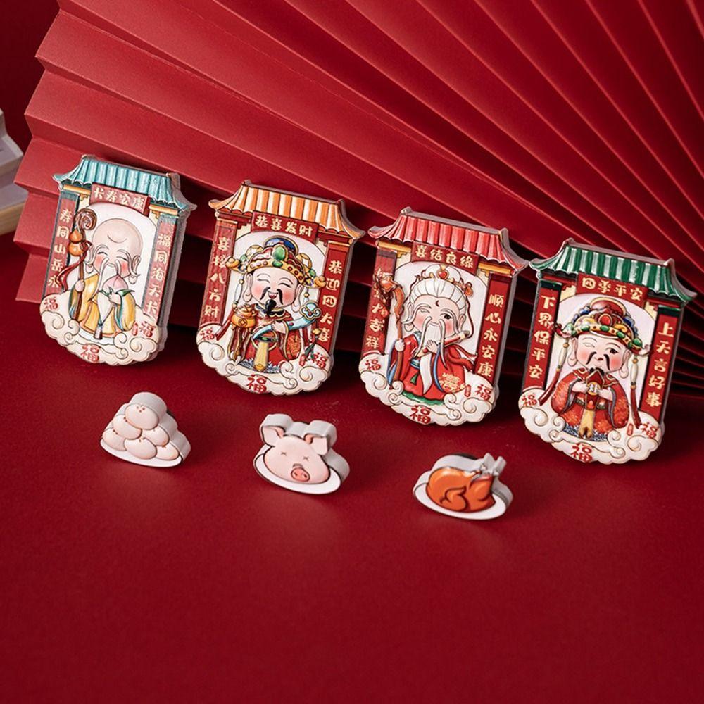 

God of Wealth God of Wealth Fridge Magnets Soft Magnetic Kitchen God Fridge Decal Kitchen 5