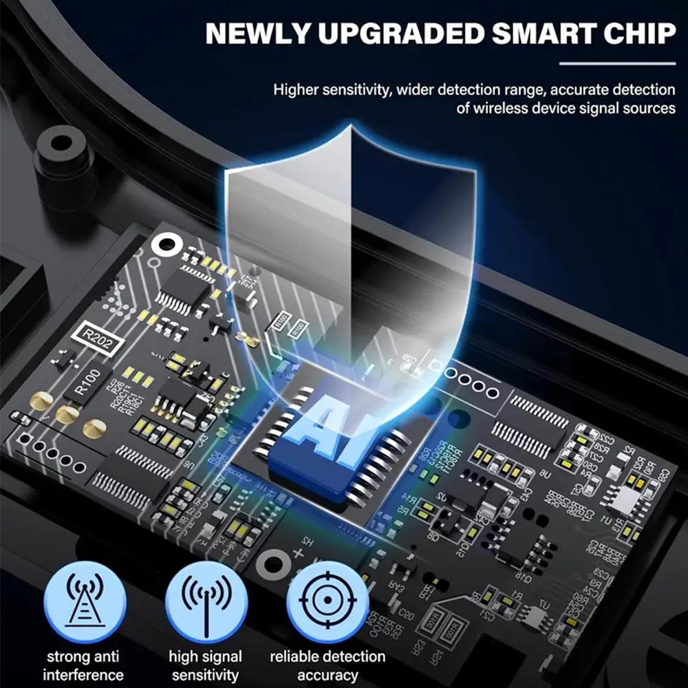 Multi Functional Hidden Camera Detector Anti Spy Candid Detector Camera Bug Wiretapping Finder GPS Signal RF Tracker Scanner