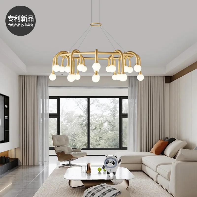Italian Design G9 LED Home Deco Gold Chrome Chandelier Lighting Lustre Hanging Lamps Suspension Luminaire Lampen For Living Room