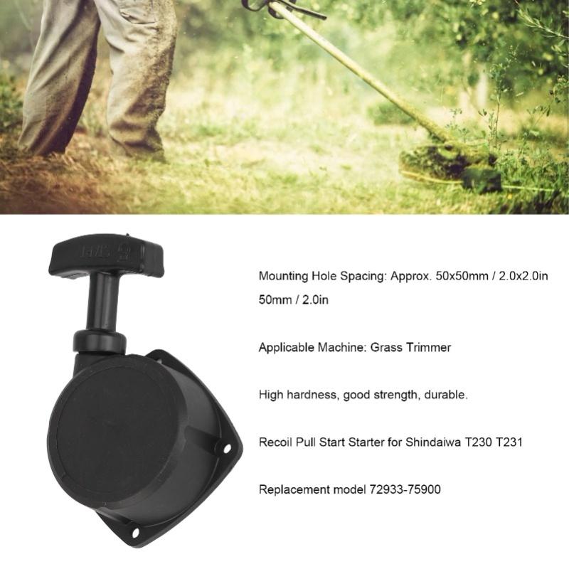 Pull Start Starter For Grass Trimmer T230 T231 72933 75900 Pull Start Starter Replacement Parts