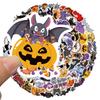 100Pcs Halloween Cartoon Pumpkin Cute Bat Stickers Motorcycle Suitcase Skateboard Laptop Luggage Fridge Phone Decals