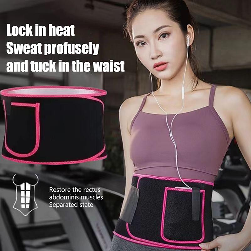 1Pc Waist Trainer Slimming Belt Men Gym Fitness Cincher Belly Control Corset Sweat Fat Burning Women Body Shaper Weight Loss