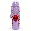 1PC Black Widow Spider 750ml Color Plastic Sports Water Bottle Leakproof Flip Straw Lid Suitable for Sports Office Home Use