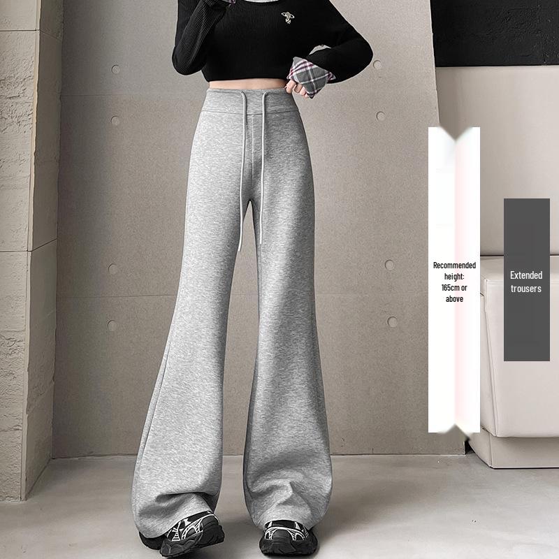 

Tall Women s American Style High-Elastic Flare Pants - Spring/Summer 2026 Collection Extra Large