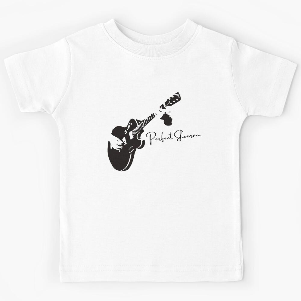Ed Sheeran Perfect Sheeran guitar Kids T-Shirt 100