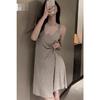 Korean ins pajamas women's summer leaking back suspenders pajamas dresses pure desire sexy thin girl loungewear