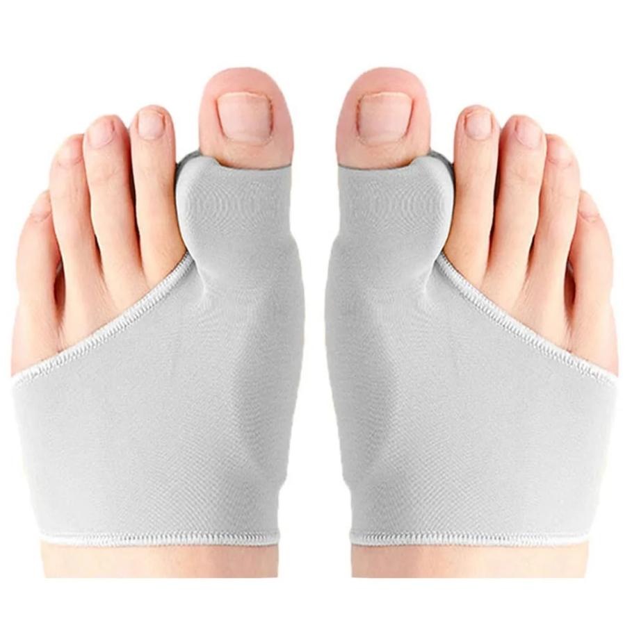 1Pair Toe Separator Hallux Valgus Bunion Corrector Orthotics Feet Bone Thumb Adjuster Correction Pedicure Sock Straightener