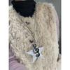 Korean Style Polka Dot Star & Musical Note Pendant Necklace for Women - Niche Design Sweater Chain Ornament