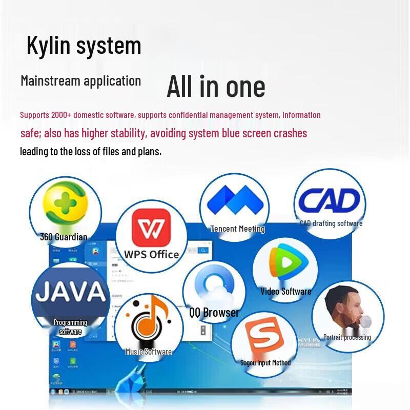 Lenovo Kaitian M740J Xinchuang Kommerzieller Desktop-PC (CN-Version)
