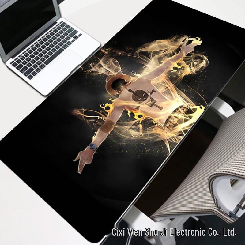 LOL Chicken Eating Gaming Mouse Pad with Shortcut Keys - Large Desk Pad for Office or Internet Cafe, Customizable Gift