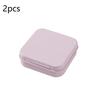 2Pcs Assorted Decorative Square Metal Storage Tins Sealed Hinged Lids Food Grade Containers for Party Candy Treat Gift Packaging