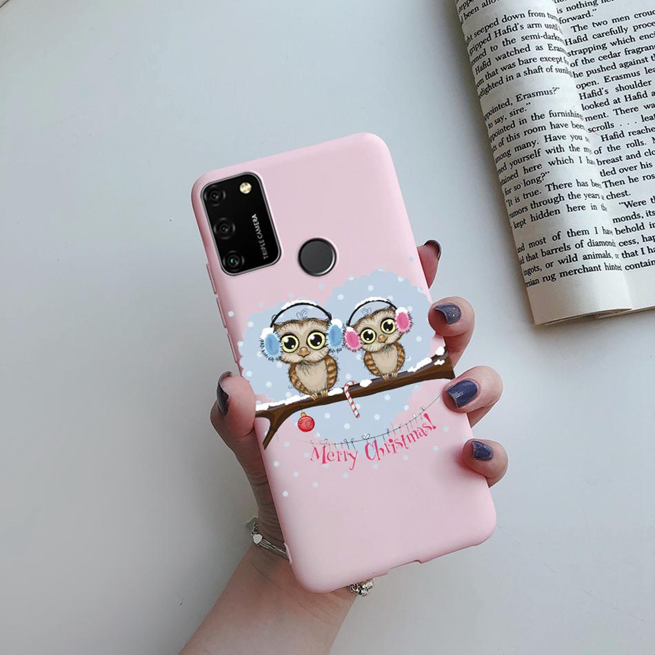 For Huawei Honor 9A Case 2020 Silicon Cover Soft Bumper Coque For Huawei Honor 9A Phone Cases MOA-LX9N Honor9A Love Heart Funda