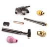20pcs 4/5/6*30mm Protection Nozzle Tool Parts Ceramic Nozzle Argon Arc TIG Porcelain Mouth QQ150A