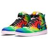 J. Balvin X Air Jordan 1 Retro OG High Colores Y Vibras Unisex Sneakers Multi-Color Black Pink-Foam DC3481-900