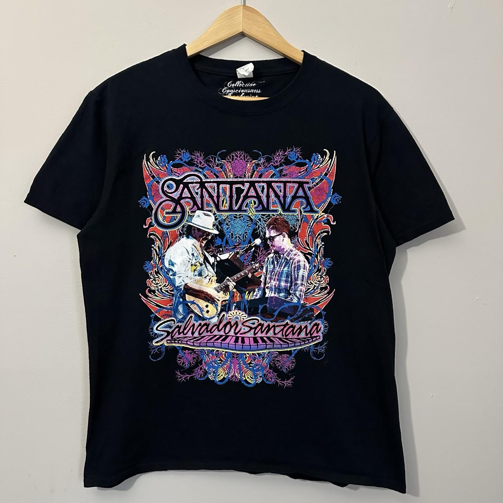 Collective Consciousness Santana “Salvador Santana” 2015 Tour Concert T L Unisex T-Shirt XL