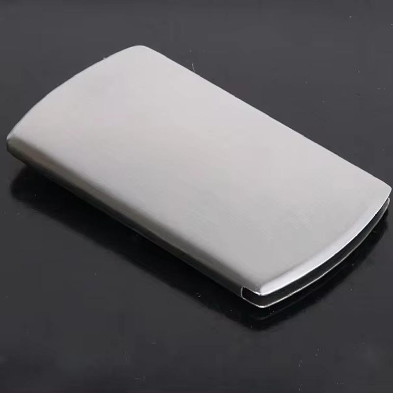 Business Card Holder Cash Bank Card Case Hand Brushed Name Card Case for Men Women Office Supplies