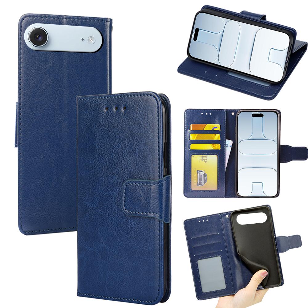 

For iPhone Air Case Wallet PU Leather + TPU Folding Stand Phone Cover