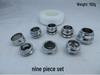 5-Piece Brass Female Faucet Aerator Adapter Set for Garden Hose Connection