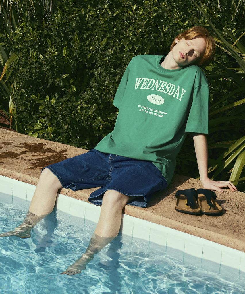 Wednesday Oasis [2Pack] Signature Oversized Short Sleeve T-Shirt (6 Colors)