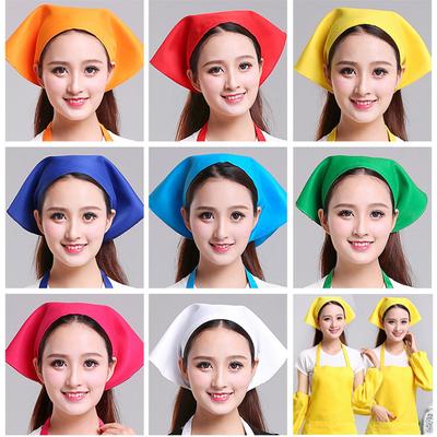 Garson Erkek Ve Kadın Mutfak Çalışması Türban Şapka Mutfak Malzemeleri