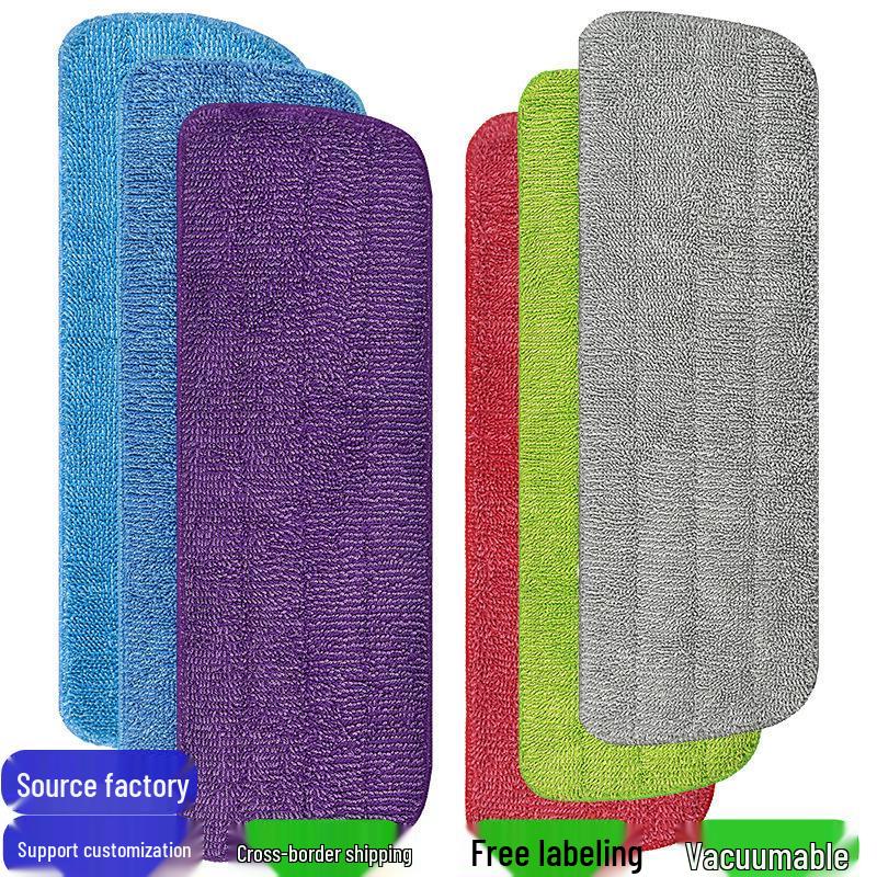 Hands-Free Spray Mop with Microfiber Cloth for Dry/Wet Use - Velcro Mop Accessories