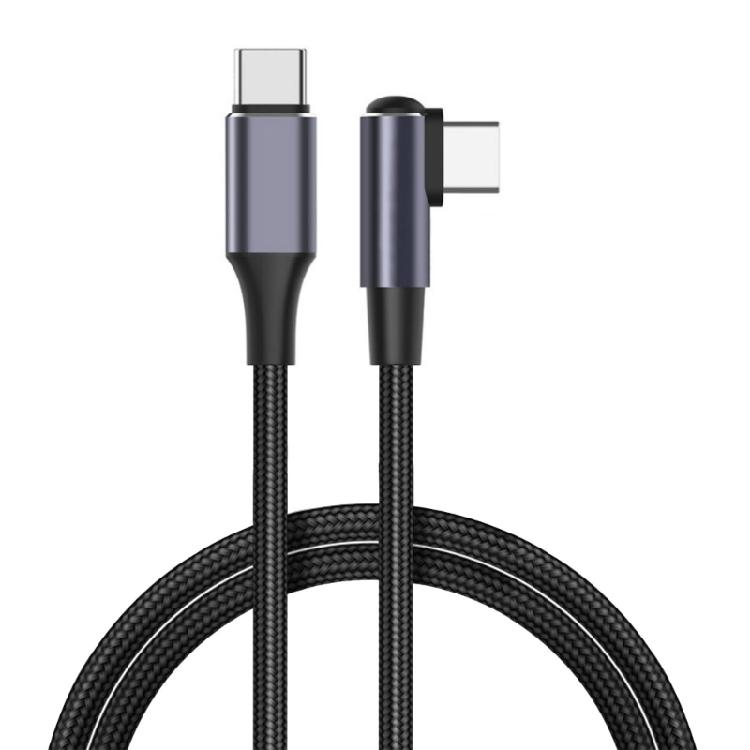 USB C to C 100W Cable Fast Charging 90 Degree Bendable Type-C Cord 480Mbps Fast
