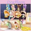 Cat Keychain With Resin Material Cute Cartoon Keyring For Animal Lovers