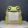 Cute Frog Toilet Roll Paper Case Interactive Frog Flip Tissue Storage Rack Cartoon Bathroom Organizer for Home Kitchen