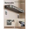 HANDUNYOU Punch-Free Wall-Mounted Bathroom Shelf