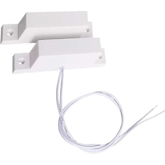 MC-32 NC Поверхностный монтаж Проводной NC Датчик двери Сигнализация Магнитный герконовый переключатель Белый (5 комплектов)