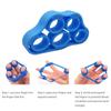 1/2/3Pcs Silicone Finger Gripper Hand Grip Wrist Stretcher Resistance Band Five Finger Expander Elastic for Gym Fitness Training