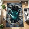 3D Illusion Rug Deep Hole Design Gaming Room Home Living Room Bedroom Home Decoration Carpets