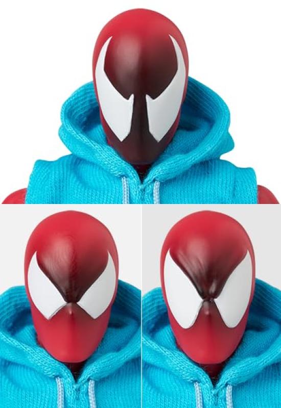 Medicom Toy MAFEX No. 268 SCARLET SPIDER (COMIC Ver.) Ver. 2.0 Action Figure, Approximately 155mm Tall, Non-scale, Pre-painted