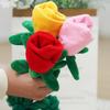 Peluche Rosa Giocattolo per Animali Giocattolo da Masticare e Pulire i Denti per Cuccioli Dentizione Pulizia dei Denti Cane Rosa Masticare Rosa Giocattolo Dentizione