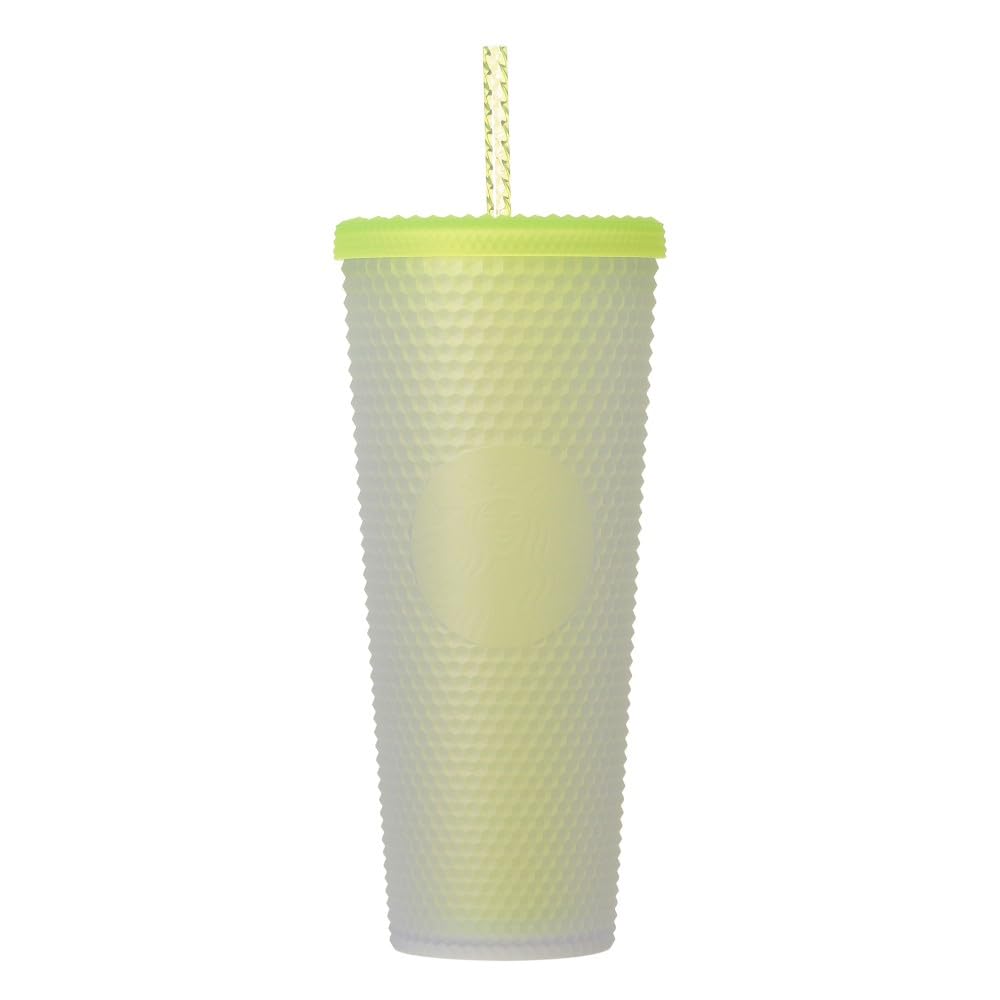 

Starbucks Logo Cold Cup Tumbler, Neon Yellow, 710ml, Coffee Tumbler, Starbucks, Sparkly, Cute, Stylish, Birthday Gift, Water Bottle