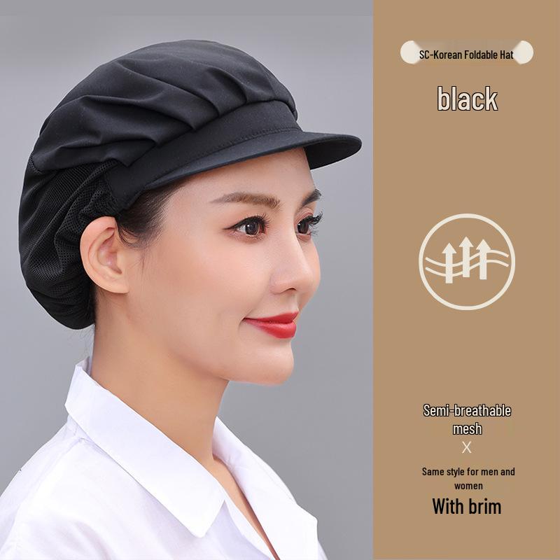 Unisex Atmungsaktive Mesh Kochmütze für Küche und Catering, Anti-Öl, Haarschutz