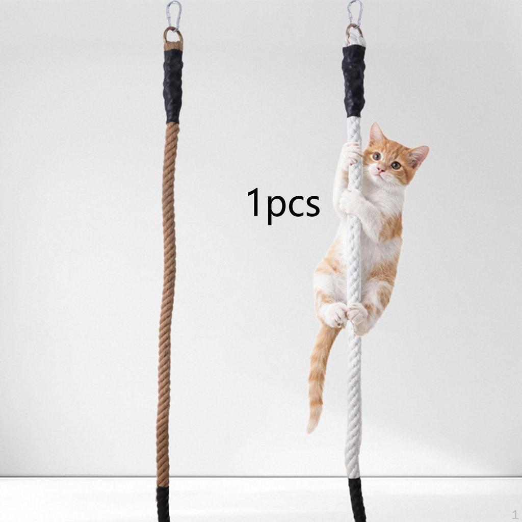 Škrabadlo pro kočky Lano na lezení Přenosné Odolnost, Závěsné, Těžké Zátěže Prémiové Snadná instalace