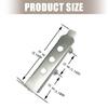 Half Height Bracket For WiFi Networking Adapters PCI Slot Cover Durability Steel Construction Compactly Design