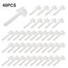 Plastic Feeder Bee Feeder 40pcs Beekeepers Tool Plastic Sealing White For Bee Garden Bee Food Feeder For Beekeepers Tool