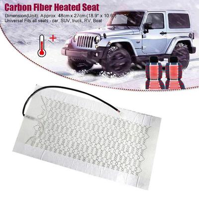 Car Carbon Fiber Heating Seat Cushion Heating Body Winter Car Carbon Seat Pad Styling Heater Fi R3K1