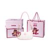 New Disney Strawberry Bear Series PU Shoulder Bag Regular Women's White/Pink BMK-71537W