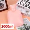 Thickened explosion-proof hot water bag hand warmer hot compress stomach warmer foot warmer imitation rabbit velvet water warmer